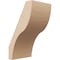Ekena Millwork 5-inch W x 6-inch D x 10-inch H Geneva Rough Cedar Woodgrain TimberThane Knee Brace, Primed BRCUR05X06X10GNVRCPR - alternate 1